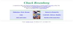 Desktop Screenshot of chuckrosenberg.com